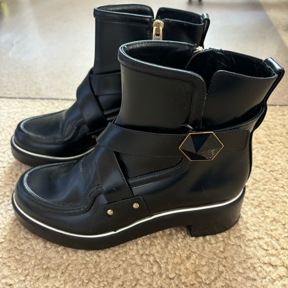 Nicholas Kirkwood Leather Ankle Boots Black size 35 - Picture 3 of 13